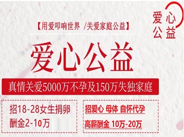 硚口捐卵助孕生子 爱心志愿者招募